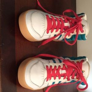 Adidas Leather Hightop Sneakers